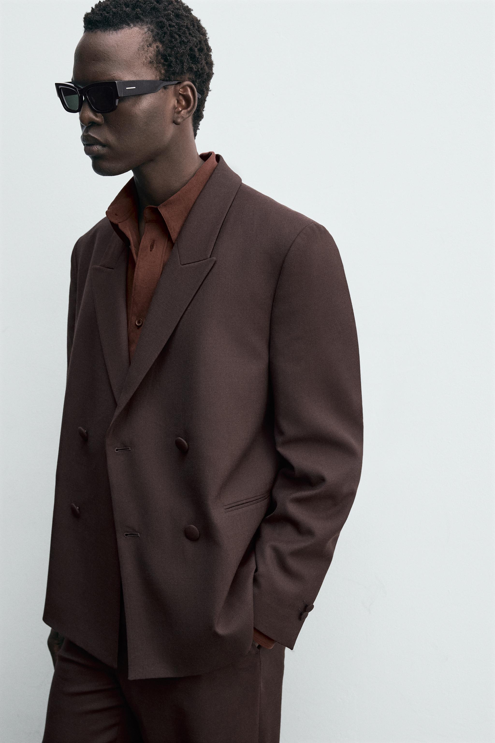 DOUBLE BREASTED BLAZER WITH WOOL